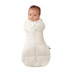 Ergopouch Cocoon Inbaker Slaapzak Oatmeal Marle 3,5 Tog 0-3mnd> 4-Seizoenen Slaapzakken