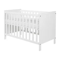 Europe Baby Ledikant 60-120 Wit / Commode 3 Laden / Hanglegkast 2 Deuren Ralph> Complete Babykamers|Ladekasten