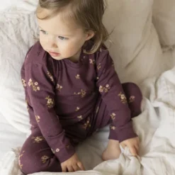 Feetje Bonnie Bouquet Pyjama - Maat 68 - Wijn Melange><noscript><img width=