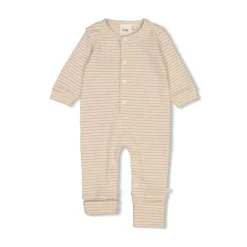 Feetje Boxpak Met Voet Rib Streep The Magic is in You Taupe Melange 44> Boxpakjes