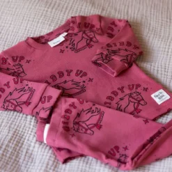 Feetje Howdy Holly Pyjama - Maat 62 - Berry> Pyjama's