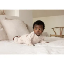 Feetje Pyjama Wafel Groen melange mt 56><noscript><img width=