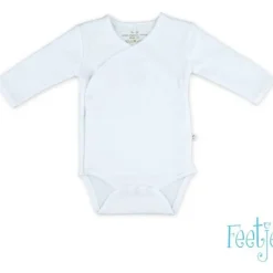 Feetje Romper Overslag Lange Mouw Wit  maat 50><noscript><img width=
