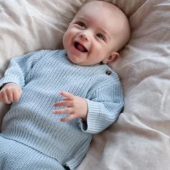 Feetje The Magic Is In You Broek Gebreid - Maat 56 - Blauw><noscript><img width=