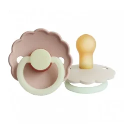 Frigg Fopspeen Daisy Night Cream/Blush T1 0-6 mnd (2 stuks)> Fopspenen 0-6 Maanden