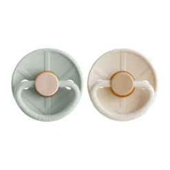Frigg Fopspeen Little Viking Sage/Cream T2 6-18 mnd (2 stuks)> Fopspenen 12+ Maanden|Fopspenen 6+ Maanden