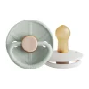 Frigg Fopspeen Little Viking Sage/Cream T1 0-6 mnd (2 stuks)> Fopspenen 0-6 Maanden