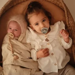 Frigg Fopspeen Rope Fr.Gray/Silver Gray T1 0-6 mnd (2 stuks)><noscript><img width=