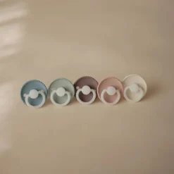 Frigg Fopspeen Rope Night Stone Blue/Cream T2 6-18 mnd (2 stuks)> Fopspenen 12+ Maanden|Fopspenen 6+ Maanden