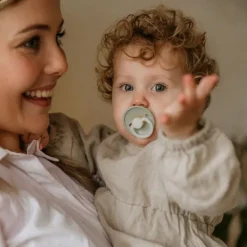 Frigg Fopspeen Rope Night Stone Blue/Sage T2 6-18 mnd (2 stuks)><noscript><img width=