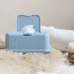 Funkybox Billendoekjes Box - Vintage Blue - Seahorse> Billendoekjes Boxen