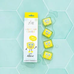 Glo Pals Cubes Light Up Alex Yellow 4-Pack><noscript><img width=