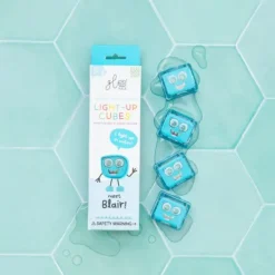 Glo Pals Cubes Light Up Blair Blue 4-Pack> Badspeelgoed