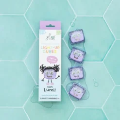 Glo Pals Cubes Light Up Lumi Purple 4-Pack> Badspeelgoed