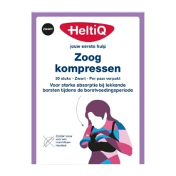 Heltiq Zoogcompres Voorgevormd (30 stuks)> Kraamartikelen
