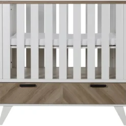 Interbaby Box Met Lade Lancaster Wit/ Visgraatmotief> Boxen Met Lade