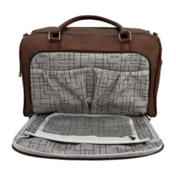 Isoki Double Zip Satchel Bag Redwood> Lederlook Tassen|Accessoires Kinderwagens