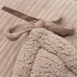 Jollein Boxbumper - Cloudy Rib - 180x30 cm - Milky Coffe><noscript><img width=