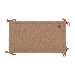 Jollein Check Knit Boxbumper - 180 x 30 cm - Biscuit> Accessoires Boxen