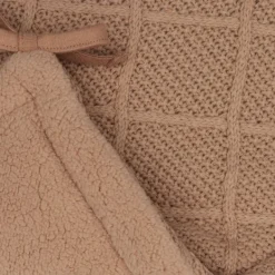 Jollein Check Knit Boxbumper - 180 x 30 cm - Biscuit><noscript><img width=