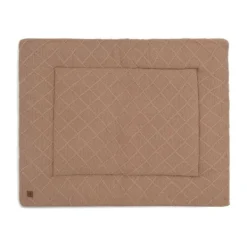 Jollein Check Knit Boxkleed - 75 x 95 cm - Biscuit> Accessoires Boxen|Boxkleden