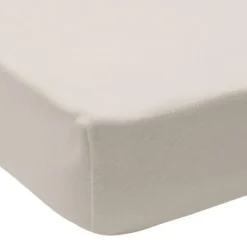 Jollein Hoeslaken Boxmatras - 2 Pack - 75 x 95 cm - Jersey - Nougat><noscript><img width=