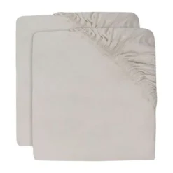 Jollein Hoeslaken Jersey Nougat 40/50 x 80/90 cm 2 Pack> Hoeslakens