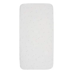 Jollein Hoeslaken Jersey Twinkling Sea Green 70/75 x 140/150 cm> Hoeslakens