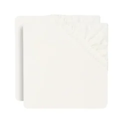 Jollein Hoeslaken Jersey Nougat 60 x 120 cm 2 Pack> Hoeslakens