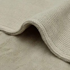 Jollein Ledikantdeken Basic Knit Wild Rose/Fleece 100 x 150 cm><noscript><img width=