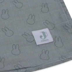 Jollein Miffy Silhouettes Large Multidoek - 2 Pack - 115 x 115 cm - Hydrofiel - Sea Green><noscript><img width=