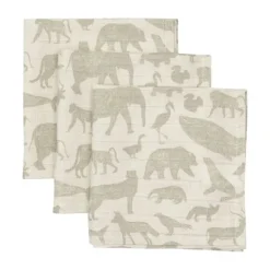 Jollein Monddoekje Hydrofiel Teddy Bear 3-pack> Wiegdekens