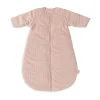 Jollein Slaapzak Winter Met Afritsbare Mouw Rond - 90 cm - Rib - Wild Rose> 4-Seizoenen Slaapzakken|Winter Slaapzakken