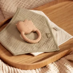 Jollein Slab Bandana Hydrofiel - Olive Green/Oatmeal - 2 Stuks><noscript><img width=