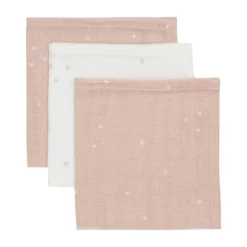 Jollein Twinkling Monddoekje - 3 Pack - 31 x 31 cm - Hydrofiel - Sea Green><noscript><img width=