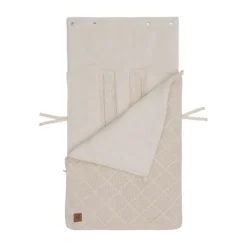 Jollein Voetenzak 3/5 Punts - Groep 0+ - Check Knit - Oatmeal><noscript><img width=