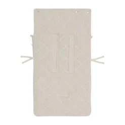 Jollein Voetenzak 3/5 Punts - Groep 0+ - Check Knit - Oatmeal><noscript><img width=