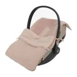 Jollein Voetenzak Groep 0+ 3/5 punts gordel - Basic Knit - Wild Rose><noscript><img width=