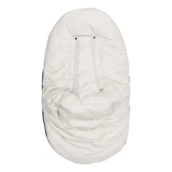 Jollein Voetenzak Groep 0+ 3/5 punts gordel - Embossed - Milky Coffee><noscript><img width=