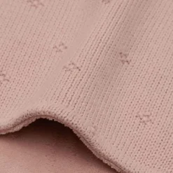 Jollein Wiegdeken Cosy Knit Wild Rose / Velvet 75 x 100 cm> Wiegdekens