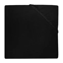 Jollein Wieghoeslaken Jersey 40 x 80/90 cm Black> Accessoires Wiegen|Hoeslakens