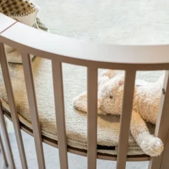 Kidsmill Soft Elegance II Boxmatras Hoes Rond Ø 90 cm - Iceblue><noscript><img width=