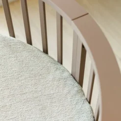 Kidsmill Soft Elegance II Boxmatras Hoes Rond Ø 90 cm - Iceblue><noscript><img width=