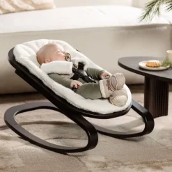 Kidsmill Up! Kinderstoel Incl. Kunststof Babyset Oatmeal - Beuken Zwart><noscript><img width=