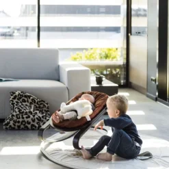 Kidsmill Up! Kinderstoel Incl. Kunststof Babyset Oatmeal - Beuken Zwart><noscript><img width=