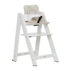 Kidsmill Up! Kinderstoel Incl. Kunststof Babyset Oatmeal - Beuken Zwart><noscript><img width=