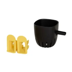 Kidsriver Autostoel Omega-S Zwart I-size groep 2/3 (100-150 cm)> Autostoel Groep 2/3 (15-36Kg)