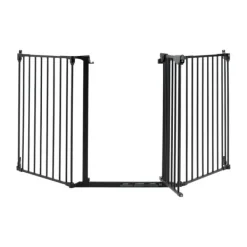 Kidsriver Veiligheidsrek Metaal  Zwart (201 cm)> Traphekken Configuratiesysteem|Traphekken Met Rolsysteem