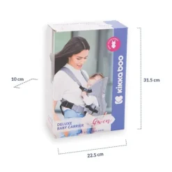 Kikkaboo Buikdrager Gwen Grijs> Rugdragers