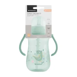 Kikkaboo Dino Wereld Beker Met Siliconen Rietje - 300ml - Blauw><noscript><img width=